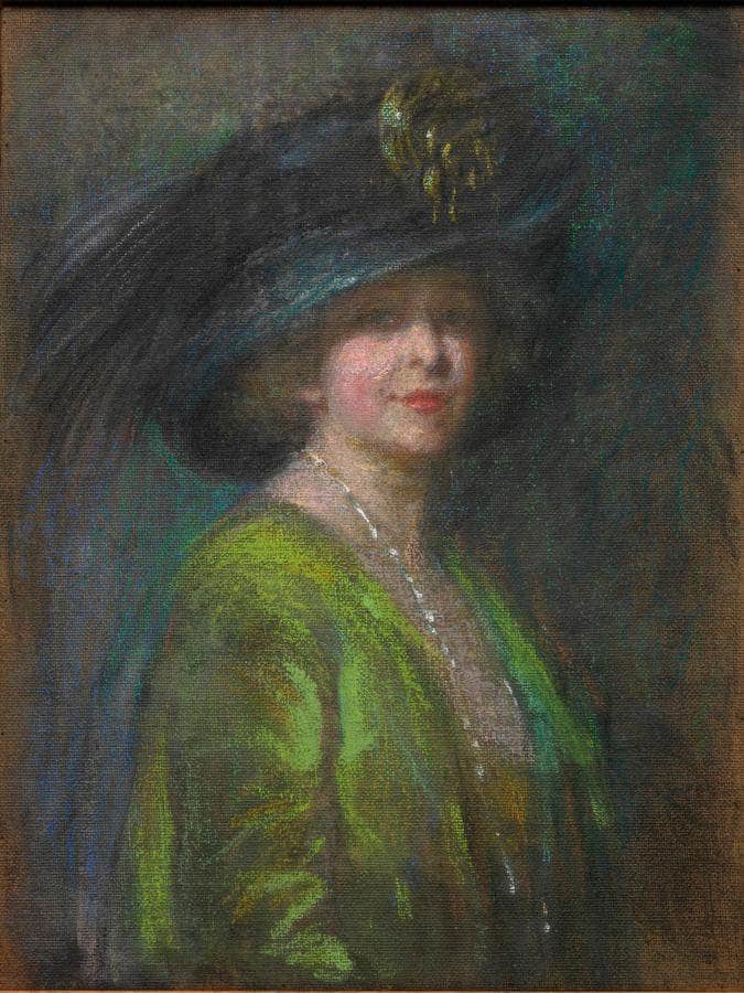 Hat And Shadow By Alice Pike Barney Fine Art Print