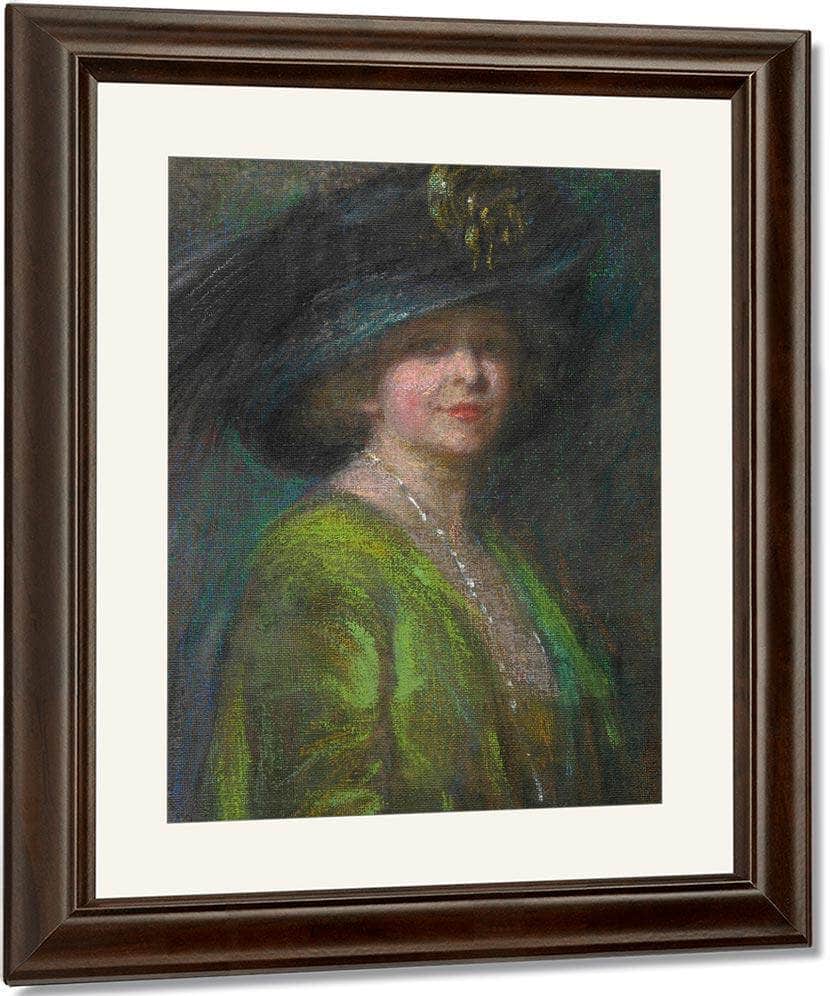 Hat And Shadow By Alice Pike Barney Fine Art Print