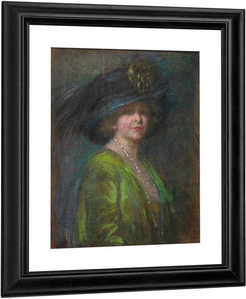 Hat And Shadow By Alice Pike Barney Fine Art Print