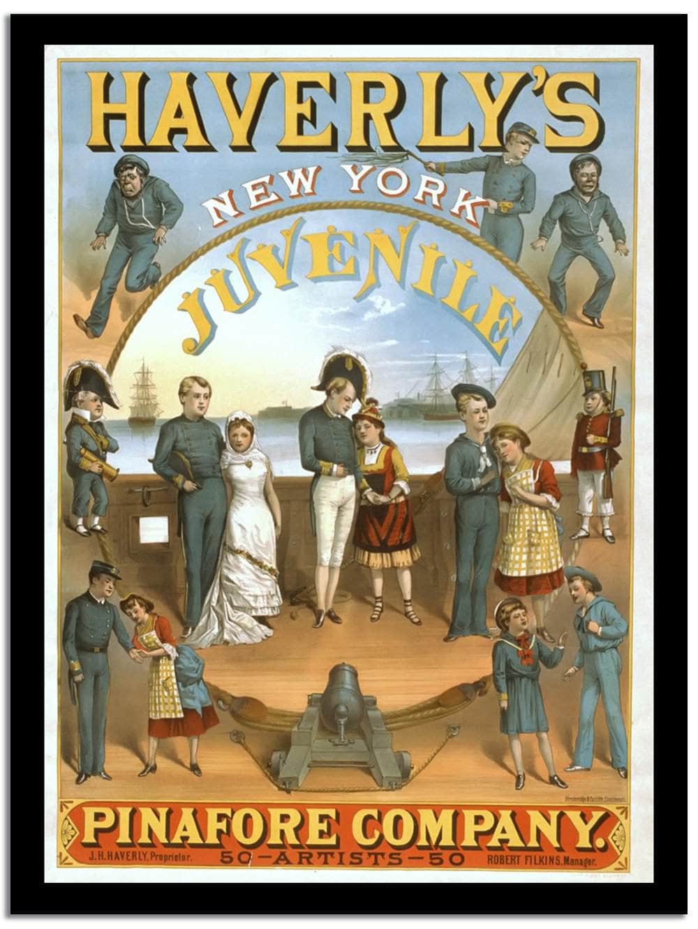Haverly's  Vintage Poster Fine Art Print