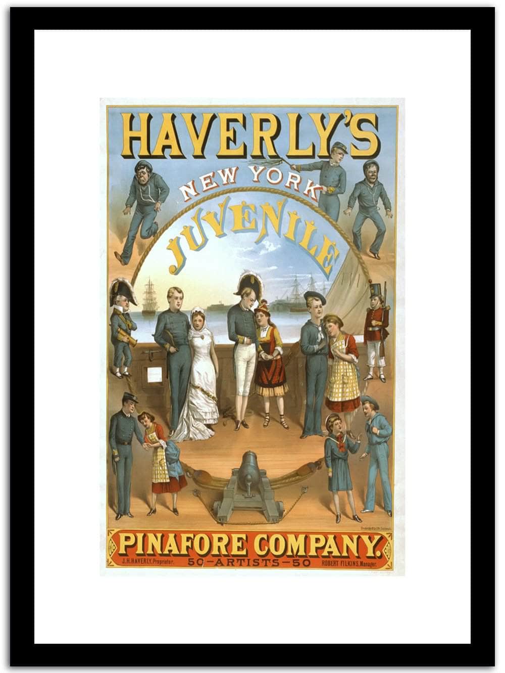 Haverly's  Vintage Poster Fine Art Print