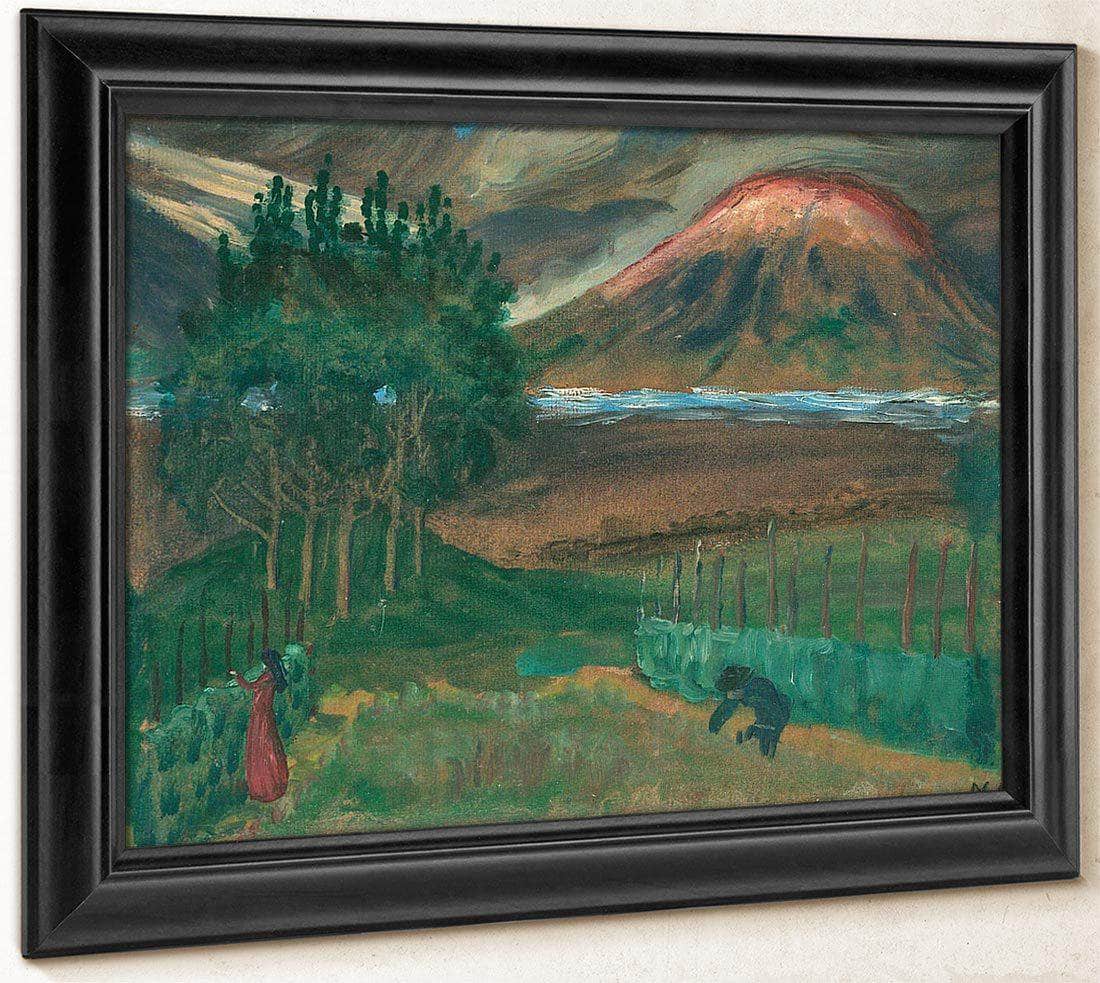 Haymaking By Nicolai Astrup Fine Art Print