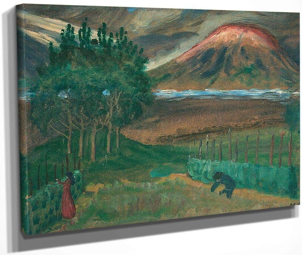 Haymaking By Nicolai Astrup Fine Art Print