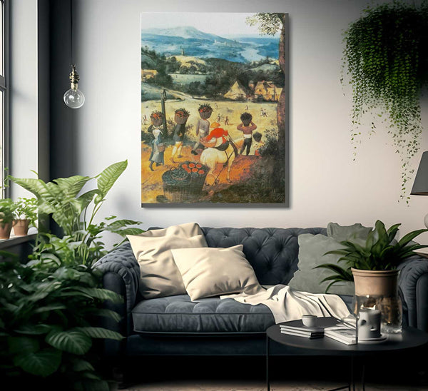 Haymaking By Pieter Bruegel Fine Art Print