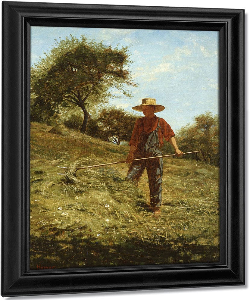 Haymaking By Winslow Homer Fine Art Print