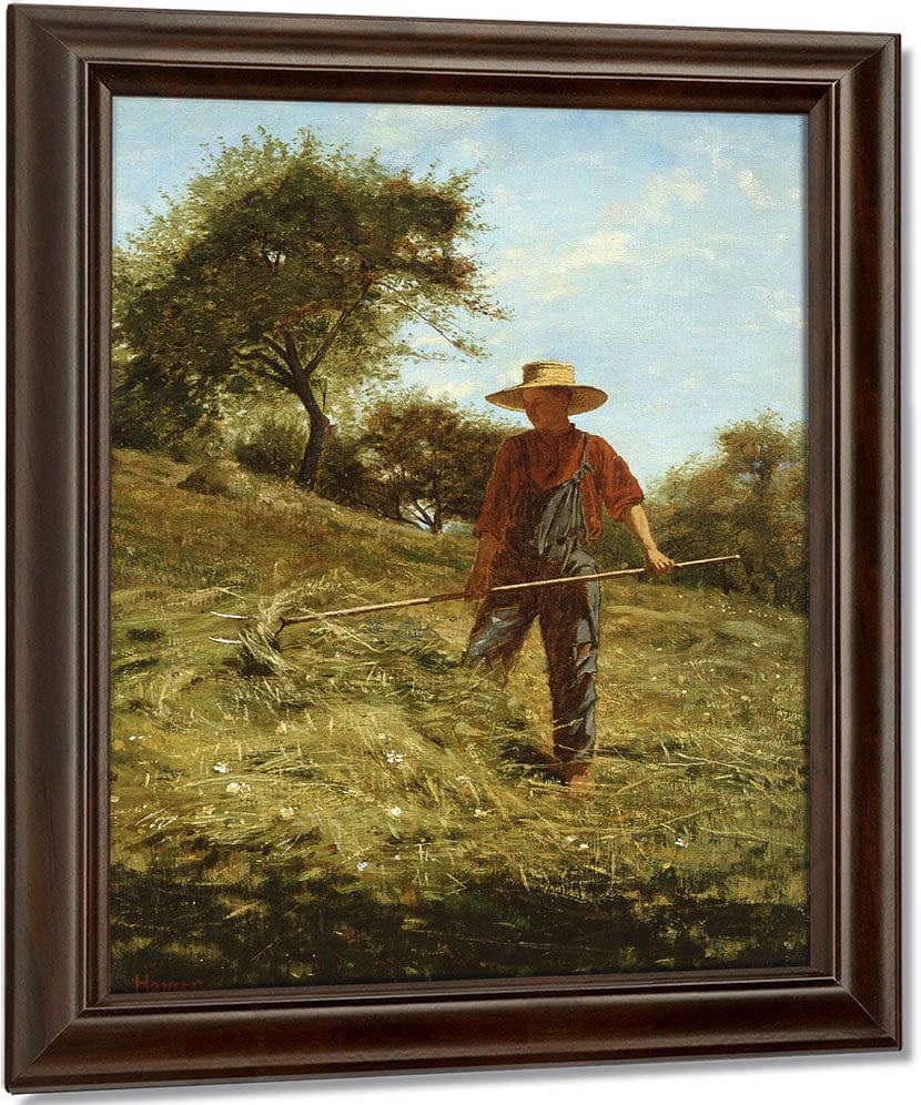 Haymaking By Winslow Homer Fine Art Print