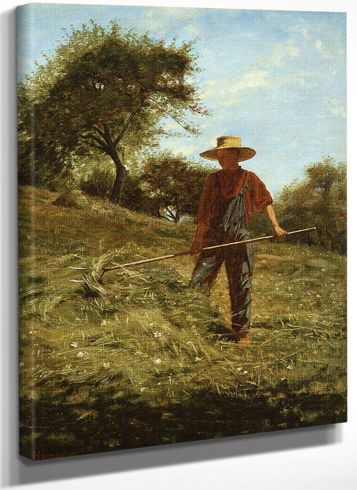 Haymaking By Winslow Homer Fine Art Print
