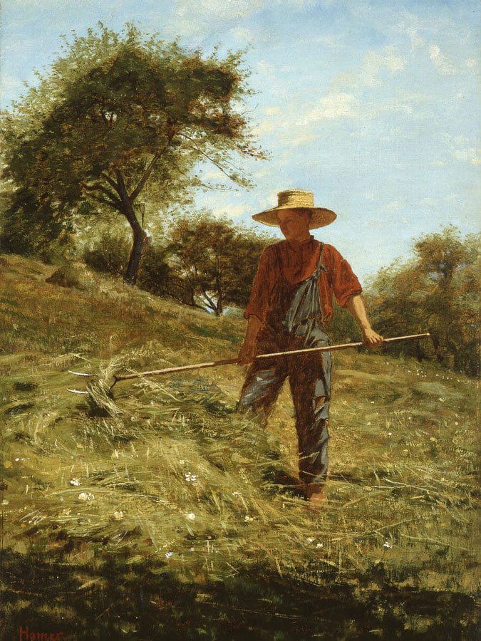 Haymaking By Winslow Homer Fine Art Print