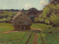 Haystacks By William Wendt Fine Art Print