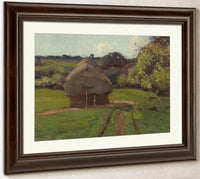 Haystacks By William Wendt Fine Art Print