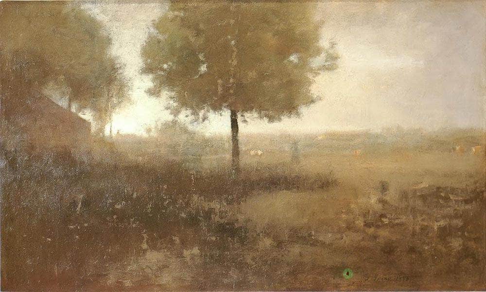 Hazy Morning Montclair By George Inness Fine Art Print