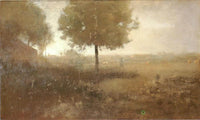 Hazy Morning Montclair By George Inness Fine Art Print