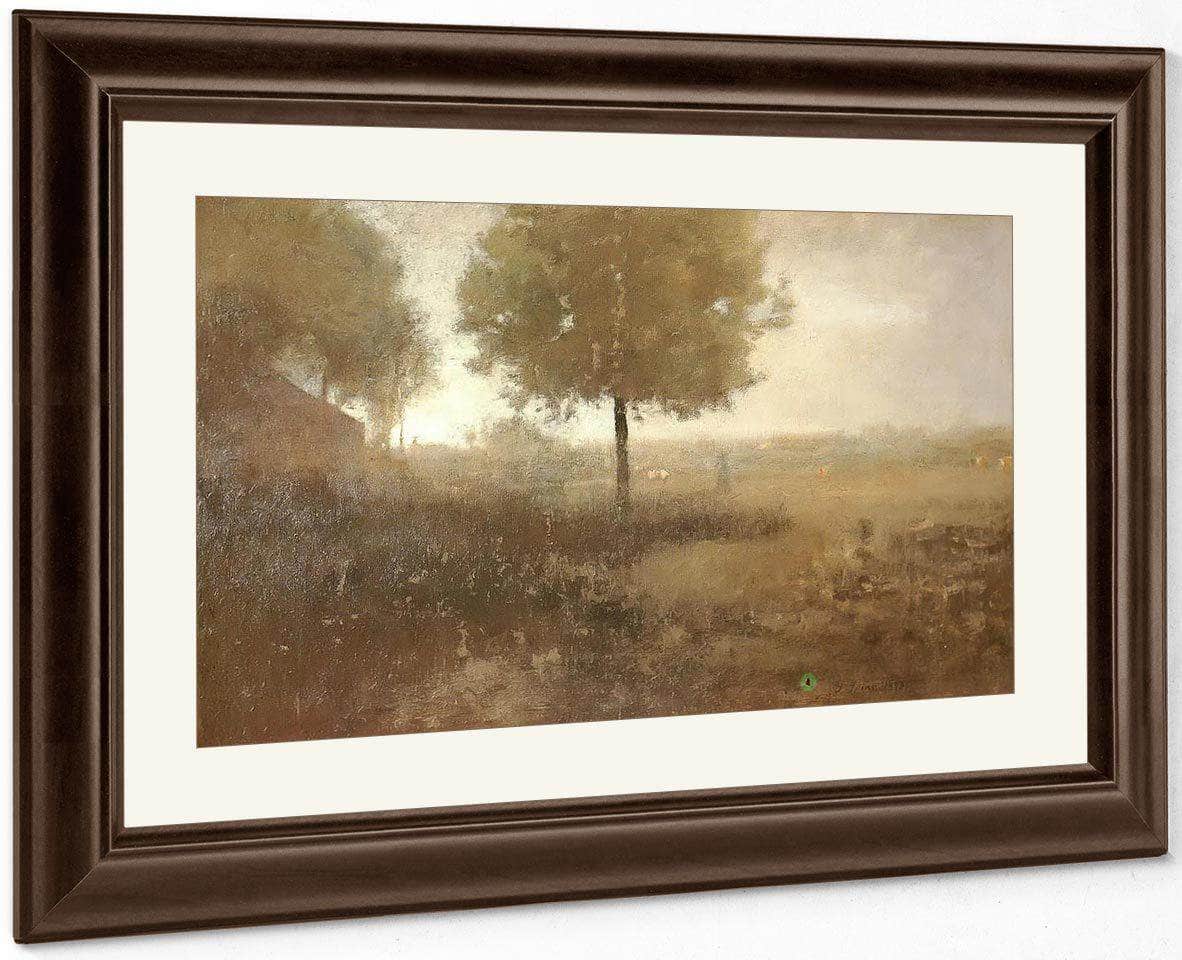 Hazy Morning Montclair By George Inness Fine Art Print