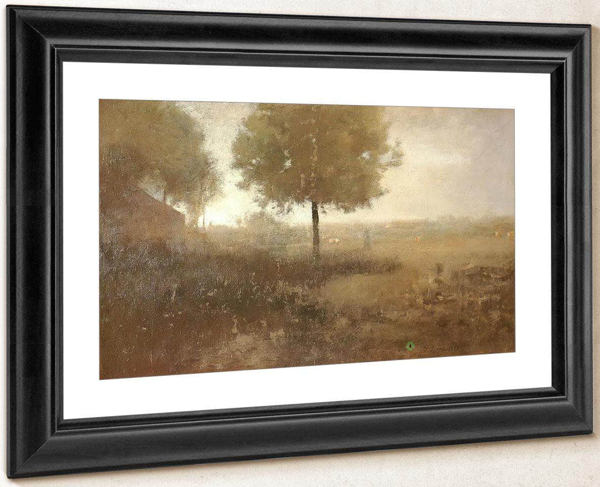 Hazy Morning Montclair By George Inness Fine Art Print