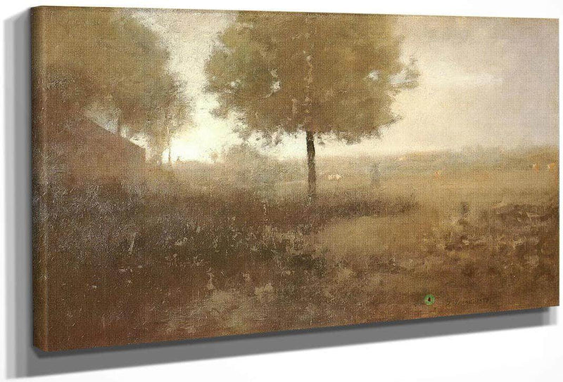 Hazy Morning Montclair By George Inness Fine Art Print