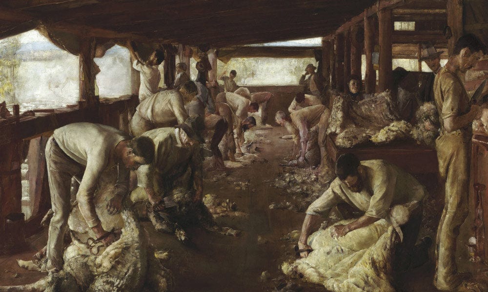 He Golden Fleece By Tom Roberts Fine Art Print