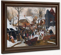 He Kings In The Snow 1567 Tempera 35X55Cm Museum Oskar Reinhart Am Stadtgarten 1 By The Elder Fine Art Print