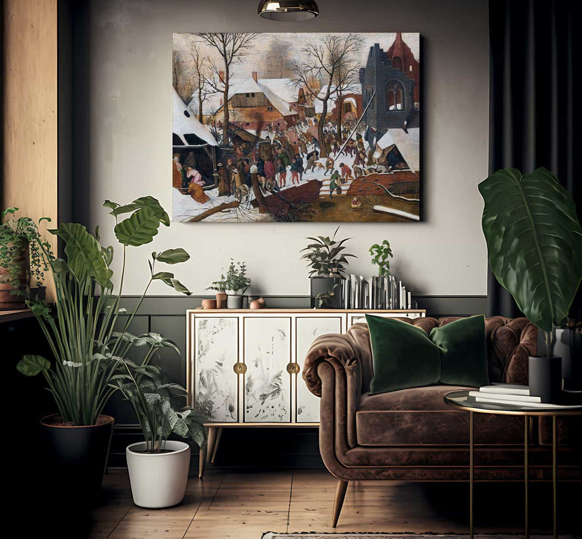 He Kings In The Snow 1567 Tempera 35X55Cm Museum Oskar Reinhart Am Stadtgarten 1 By The Elder Fine Art Print