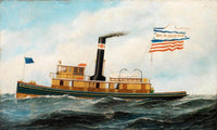 He Ocean Going Tug May Mcwilliams By Antonio Jacobsen Fine Art Print
