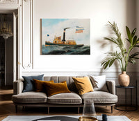 He Ocean Going Tug May Mcwilliams By Antonio Jacobsen Fine Art Print