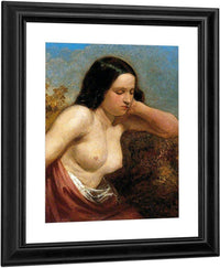 Head And Shoulders Of A Woman By William Etty Fine Art Print