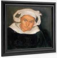 Head Of A Breton Woman By Diego Rivera Fine Art Print