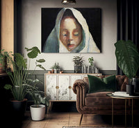 Head Of A Girl By Paula Modersohn Becker Fine Art Print