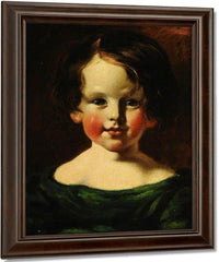 Head Of A Girl By William Etty Fine Art Print