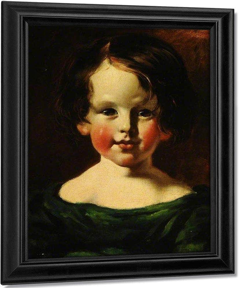 Head Of A Girl By William Etty Fine Art Print