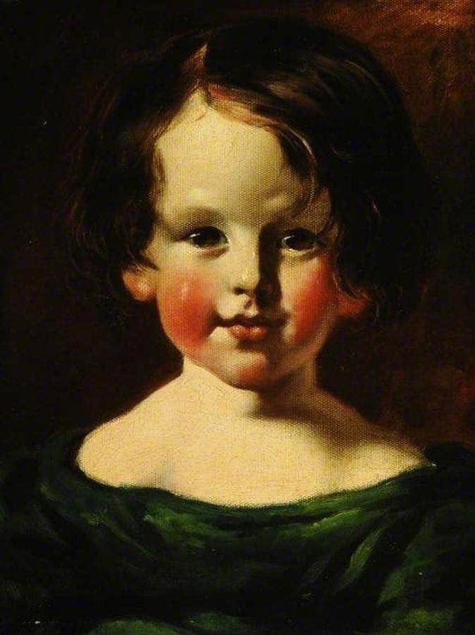 Head Of A Girl By William Etty Fine Art Print