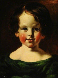 Head Of A Girl By William Etty Fine Art Print