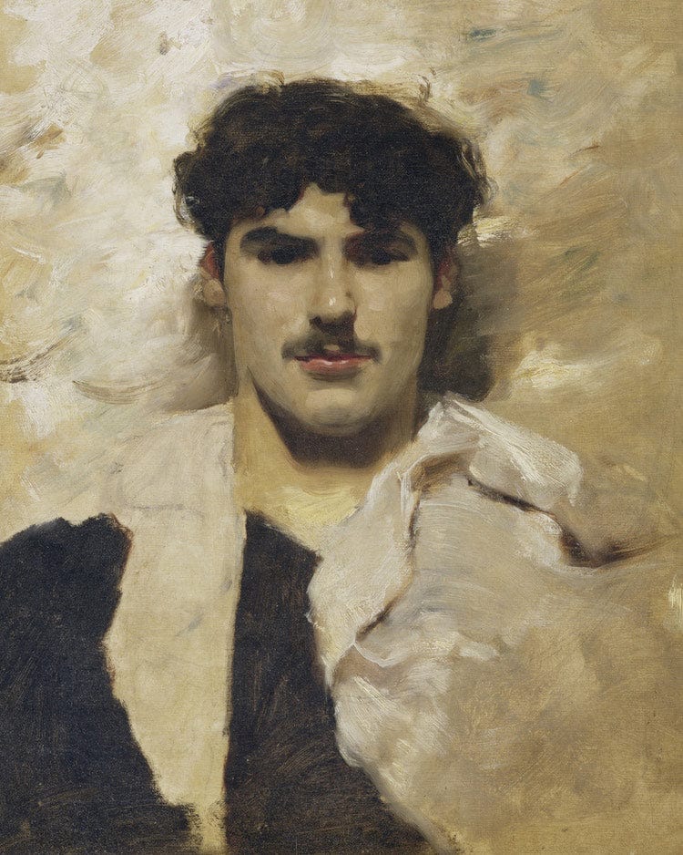 Head Of A Gondolier By John Singer Sargent Fine Art Print