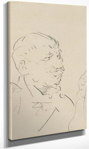 Head Of A Man By Henri Marie Raymond De Toulouse Lautrec Monfa Fine Art Print