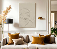 Head Of A Man By Henri Marie Raymond De Toulouse Lautrec Monfa Fine Art Print