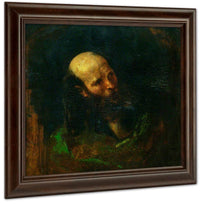 Head Of A Monk By William Etty Fine Art Print