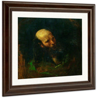 Head Of A Monk By William Etty Fine Art Print