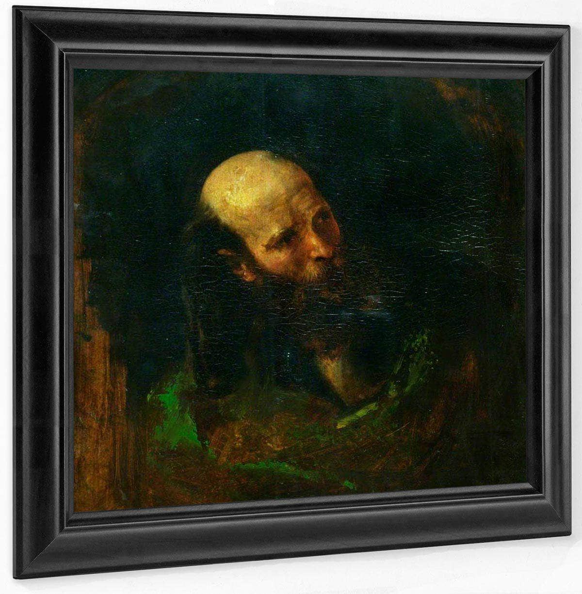 Head Of A Monk By William Etty Fine Art Print
