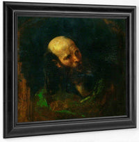 Head Of A Monk By William Etty Fine Art Print