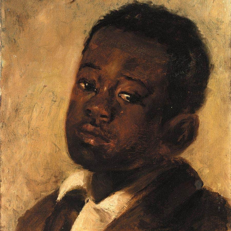 Head Of A Negro Boy By Alice Pike Barney Fine Art Print