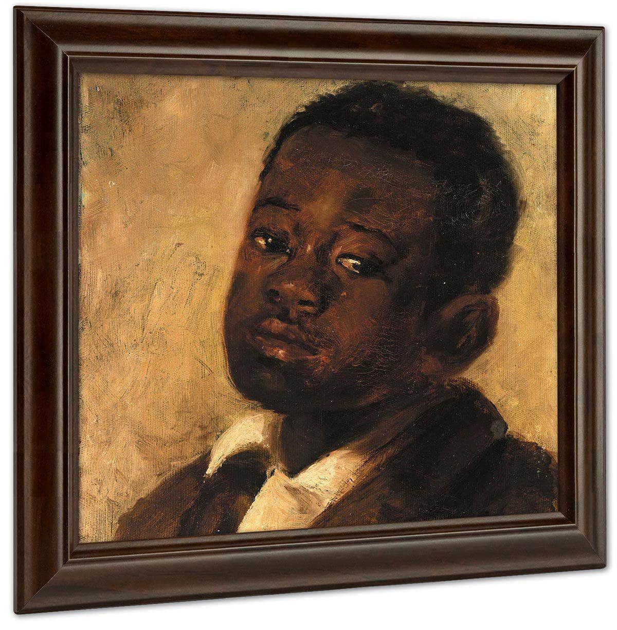 Head Of A Negro Boy By Alice Pike Barney Fine Art Print
