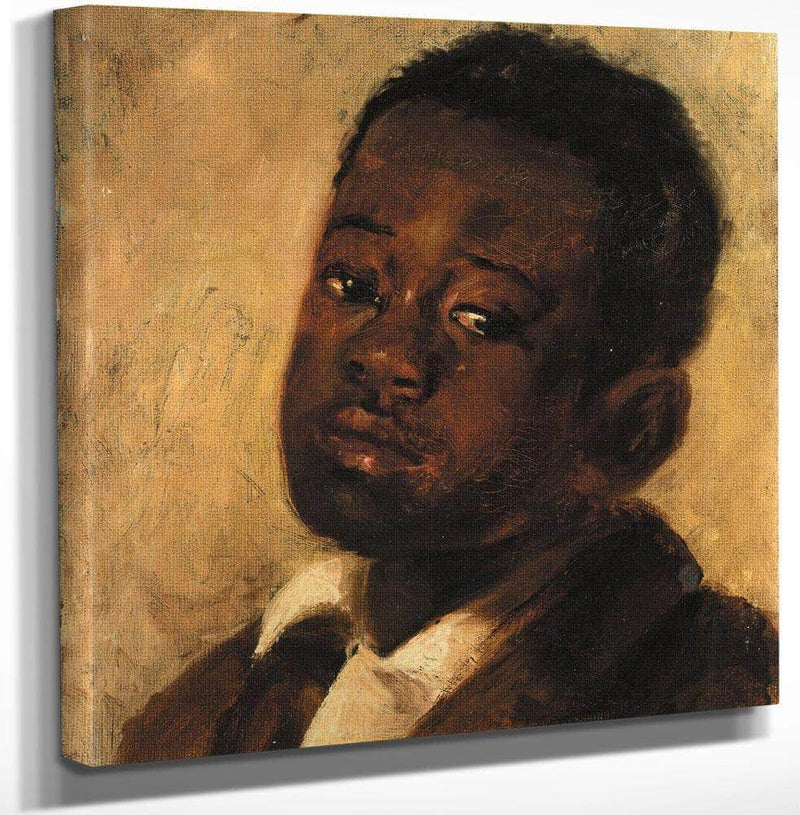 Head Of A Negro Boy By Alice Pike Barney Fine Art Print