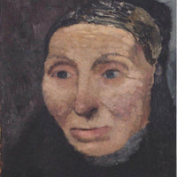 Head Of A Peasant Woman By Paula Modersohn Becker Fine Art Print