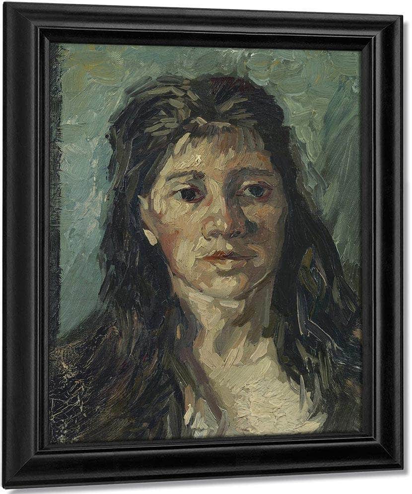 Head Of A Prostitute By Vincent Van Gogh Fine Art Print