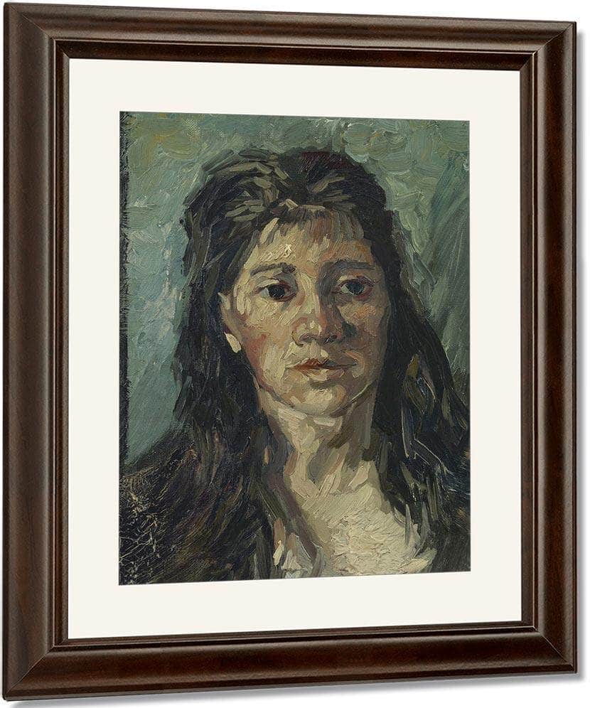 Head Of A Prostitute By Vincent Van Gogh Fine Art Print