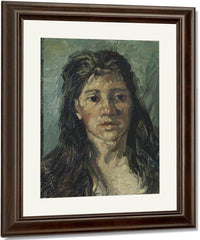 Head Of A Prostitute By Vincent Van Gogh Fine Art Print
