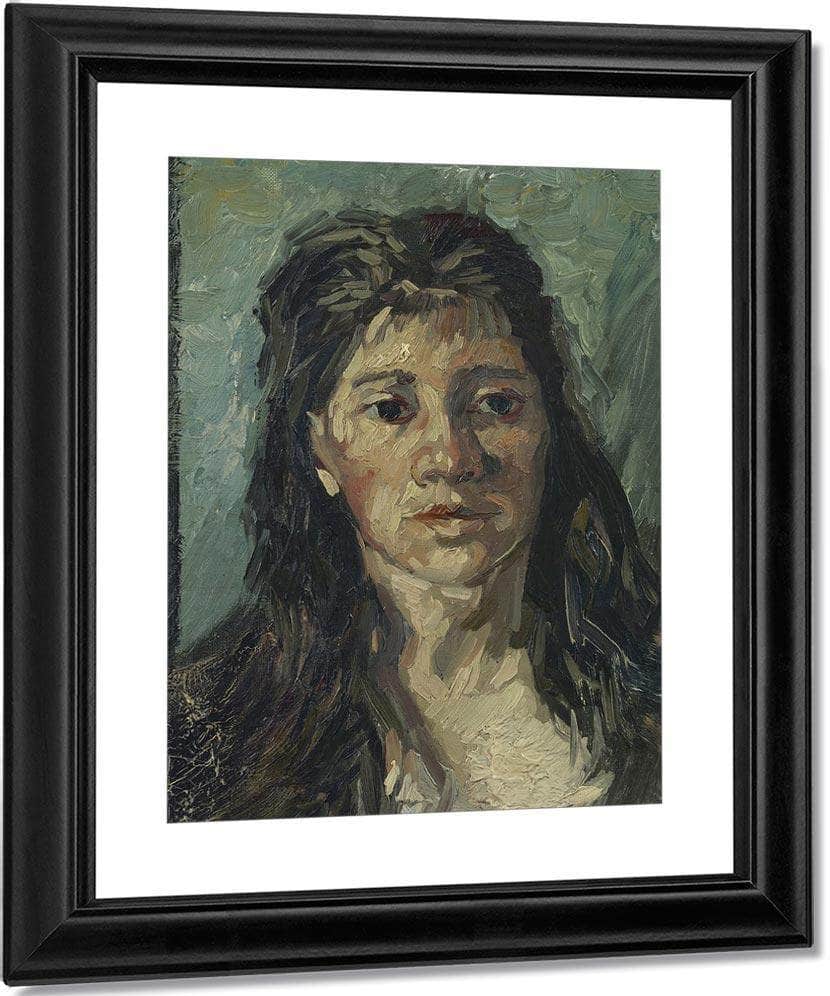 Head Of A Prostitute By Vincent Van Gogh Fine Art Print