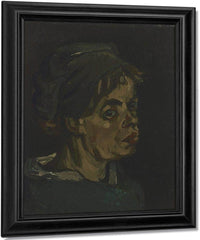 Head Of A Woman 2 By Vincent Van Gogh Fine Art Print