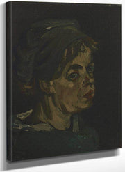 Head Of A Woman 2 By Vincent Van Gogh Fine Art Print