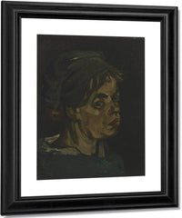Head Of A Woman 2 By Vincent Van Gogh Fine Art Print