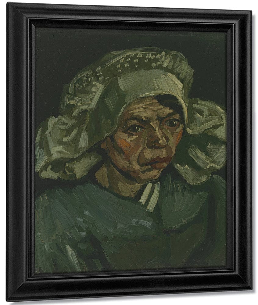 Head Of A Woman 3 By Vincent Van Gogh Fine Art Print